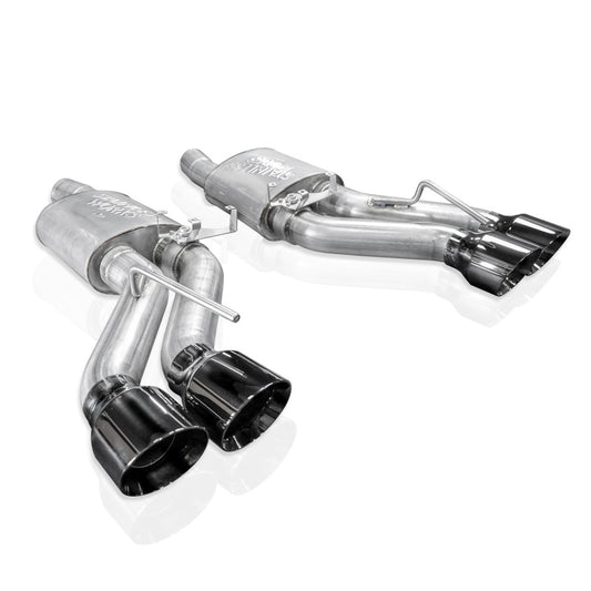 Stainless Works 22-25 Cadillac CT5-V Blackwing Axle Back Exhaust - Black Chrome Tips