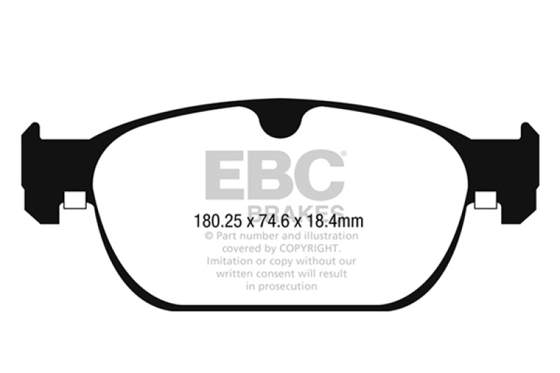 EBC 2015+ Volvo XC90 Ultimax2 Front Brake Pads
