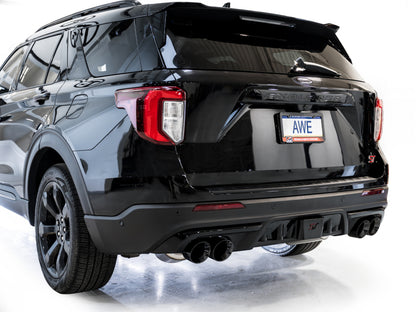 AWE Tuning 20-25 (Only Certain 2026 Models) Ford Explorer ST Touring Ed. Exhaust w/Diamond Blk Tips