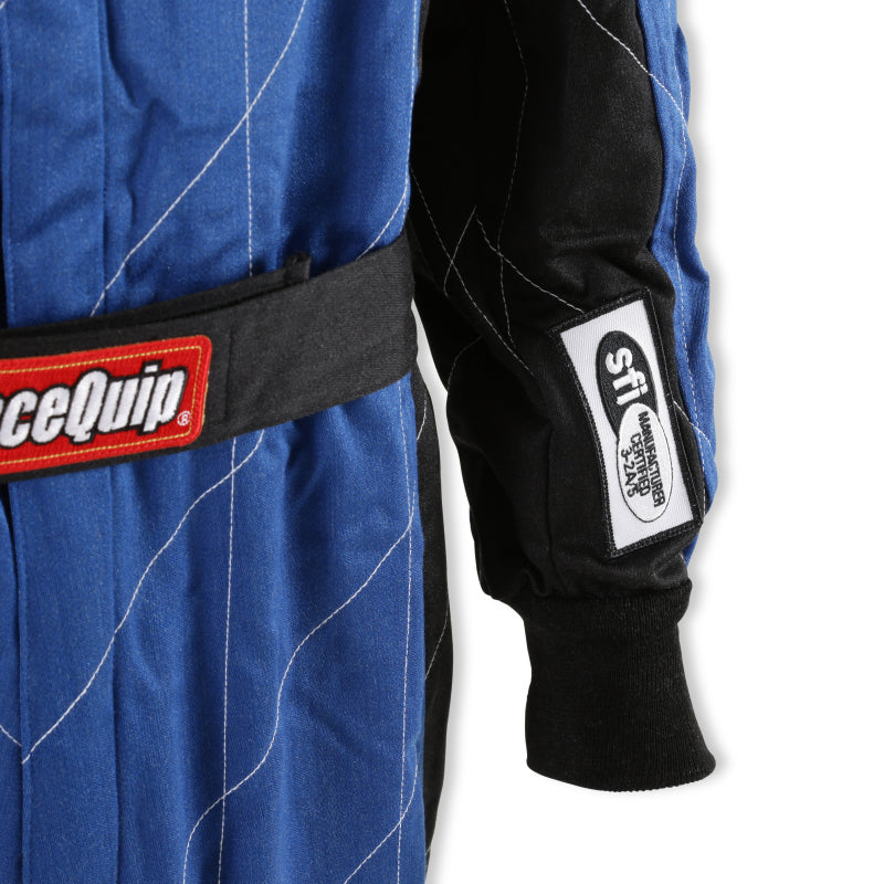 RaceQuip Blue Chevron-5 Suit SFI-5 - Large