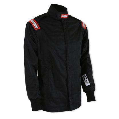 RaceQuip Black Chevron-5 Jacket SFI-5 - Small