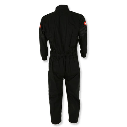 RaceQuip Black Trim SFI-1 JR. Suit - Kids XL