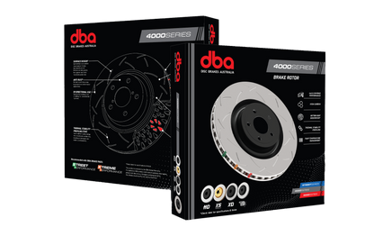 DBA 04-08 Mazda RX-8 (Normal Susp / A/T) Front 4000 Series Slotted Rotor