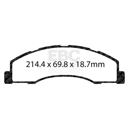 EBC 08+ Ford Econoline E150 4.6 Ultimax2 Front Brake Pads
