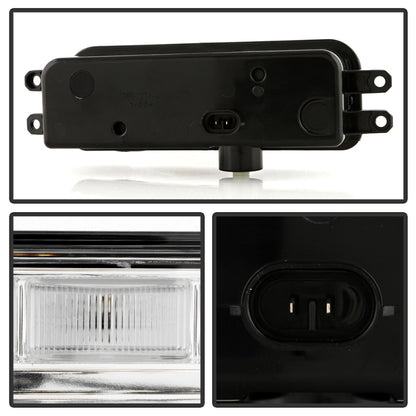 Spyder 22-24 Toyota Tundra OEM Full LED Fog Lights w/Switch - Clear (FL-CL-TTU2022-LED-C)