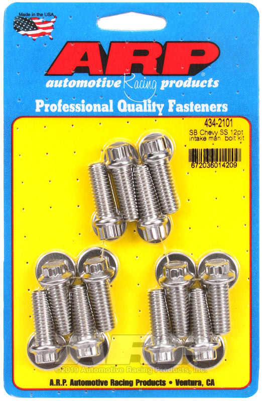 ARP SB Chevy SS 12pt Intake Manifold Bolt Kit
