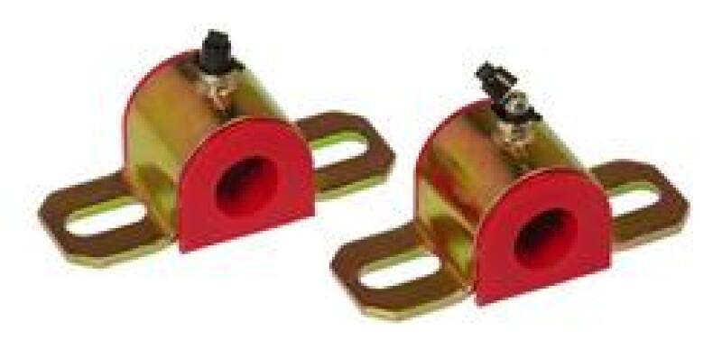 Prothane Universal Greasable Sway Bar Bushings - 27MM - Type B Bracket - Red