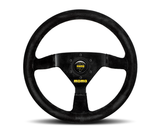 Momo MOD69 Steering Wheel 350 mm -  Black Suede/Black Spokes