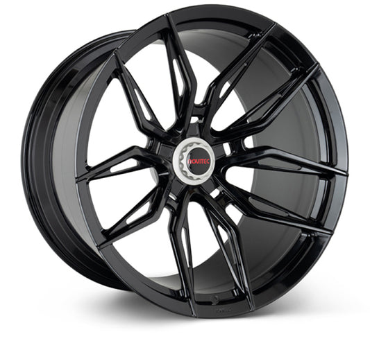 Vossen x Novitec NF11 21x12in - 5x114.3 BP - ET30 - Gloss Black Ferrari 488 / F8 Rear Wheel