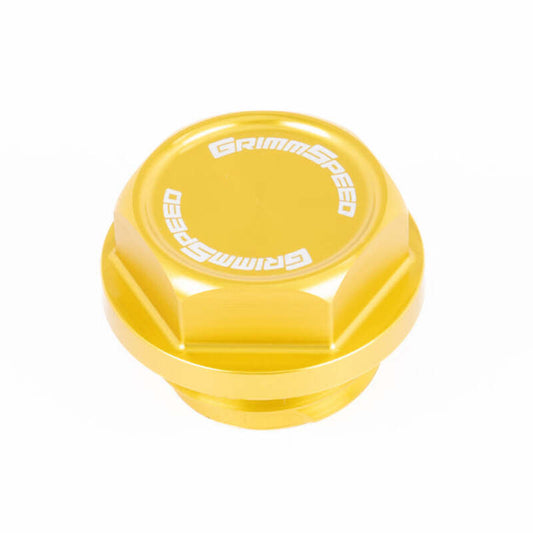 GrimmSpeed 89-22 Subaru All Models Bolt Oil Caps - Gold