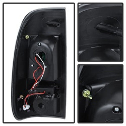 xTune Ford Super Duty 08-15 LED Tail Lights Black ALT-JH-FS08-LED-BK