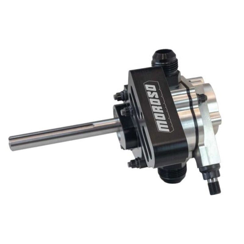 Moroso Pro-Mod 2 Pc 60/40 Split 16.5in Tall 8in Diameter 9qt Dry Sump Tank - Black