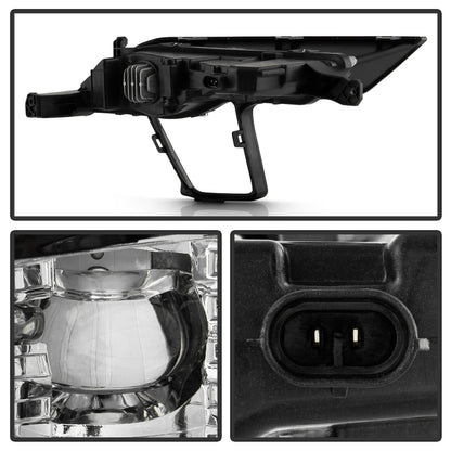 Spyder 18-19 Ford Explorer OEM Full LED Fog Lights w/Switch - Clear (FL-FEXP18-LED-C)