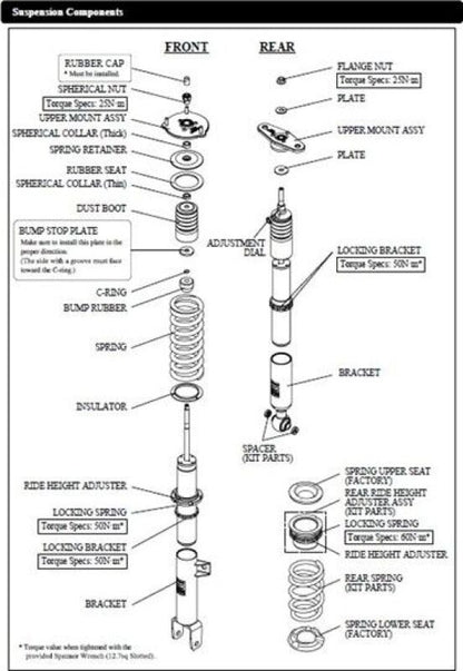 HKS 19-23 Tesla Model 3 RWD Hipermax S Full Kit