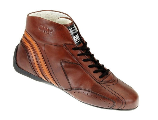OMP Carrera Low Boots My2021 Brown - Size 37 (Fia 8856-2018)