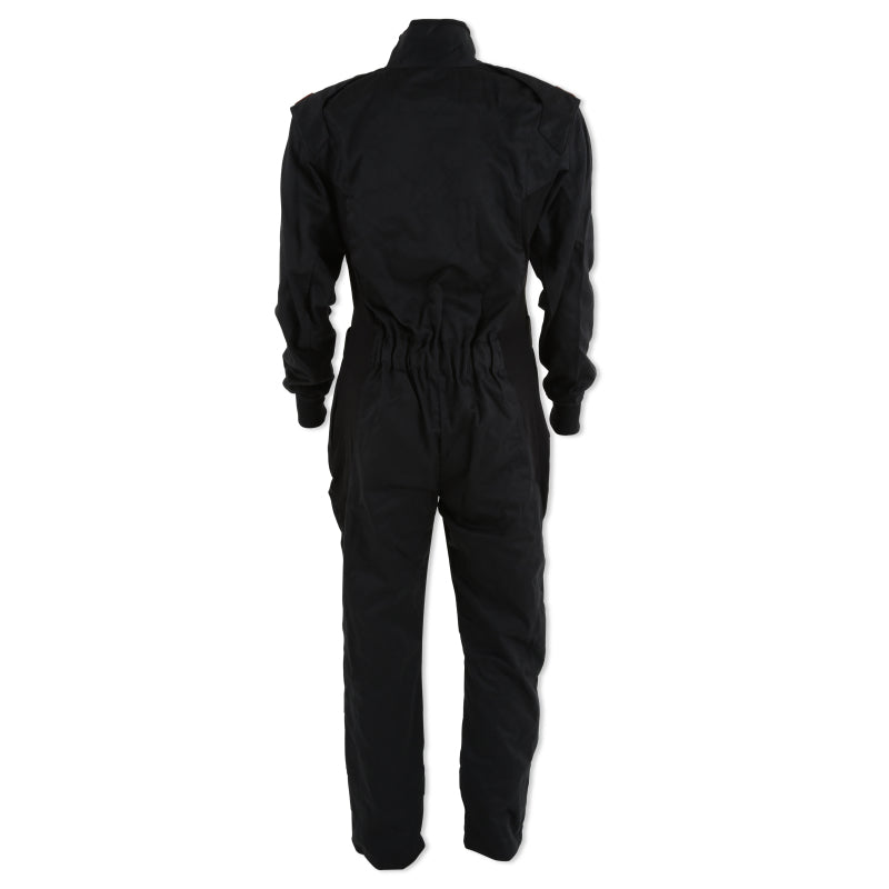 RaceQuip Black Chevron-1 Suit - SFI-1 XL
