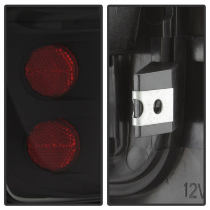 xTune Dodge Ram 1500/2500/3500 94-01 Euro Style Tail Lights Black ALT-ON-DRAM94-BK