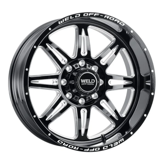 Weld Cheyenne 20x10 / 8x180 / 4.75 BS / 124.3 HB - Gloss Black Milled - Non-BL Wheel