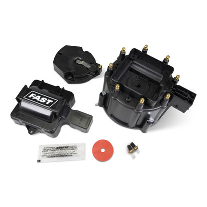 Fast Cap/Coil/Cover Kit, Hei Distributor, Black