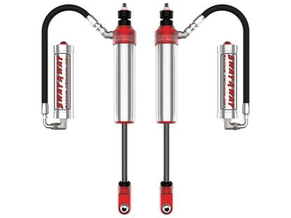 aFe Sway-A-Way 2.5 Front Shock Kit w/Remote Reservoirs for 2-3.5 IN Lifts Ford F-250/F-350 17-24 4WD