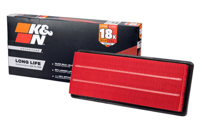 K&N Universal Air Filter 4in Flg 7-1/2in B 4-1/2in T 8in H Gen 3