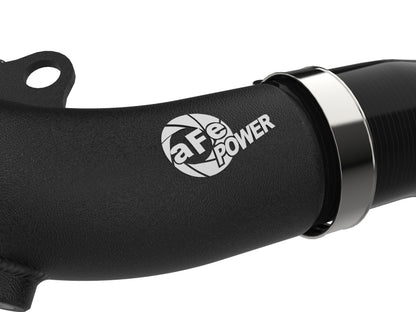 aFe 2024+ Jeep Wrangler JL L4-2.0L (t) BladeRunner 2-1/2in Aluminum Hot Charge Pipe - Black