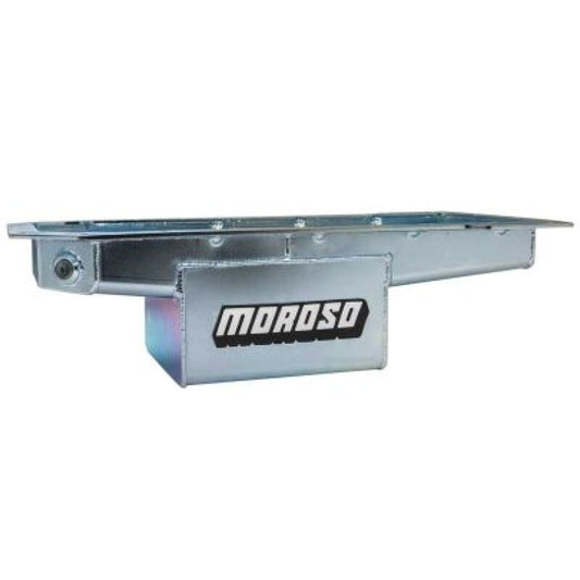 Moroso Mopar Late Model Hemi Gen 3 5.7L/6.1L/6.4L Center Sump 6.5in Deep Steel Oil Pan