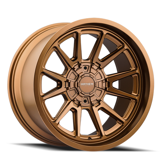 Mayhem 8116 Intrepid 20x10 / 5x127/139.7 BP / -24mm Offset / 87mm Hub Matte Bronze Wheel
