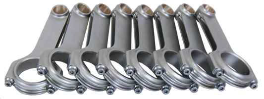 Eagle Chevrolet Big Block 6.535in Length ARP 2000 Bolts Forged 4340 Steel H-Beam Rods - Set of 8