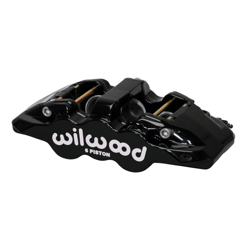 Wilwood caliper AERO6 1.75/1.62/1.62 .810 rotor .80 THK pad R/H black