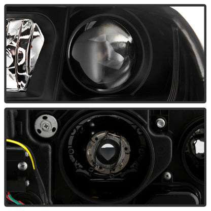 Spyder 09-11 Audi A6 Halogen Model Only Projector Headlights - (PRO-YD-ADA609-SEQ-BK)