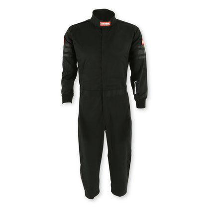 RaceQuip Black Trim SFI-1 JR. Suit - Kids XSM