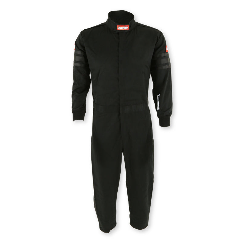 RaceQuip Black Trim SFI-1 JR. Suit - Kids Small