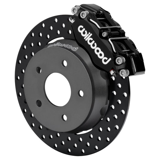 Wilwood 22-24 Polaris RZR Turbo/ Pro R 5-Lug Front Big Brake Kit - Drilled Rotors Black Powder Coat