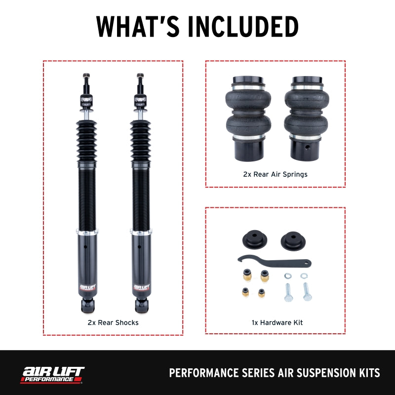 Air Lift Performance 16-21 Honda Civic Coupe & Sedan Air Suspension Rear Kit