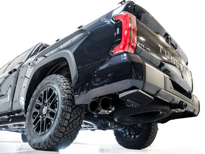 AWE Tuning 0FG Exhaust for 3rd Gen Toyota Tundra - Dual Diamond Black Tips