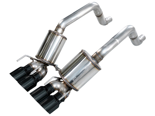 AWE Tuning 05-07 C6 Chevrolet Corvette 6.0L Touring Edition Axle-Back Exhaust w/ Diamond Black Tips