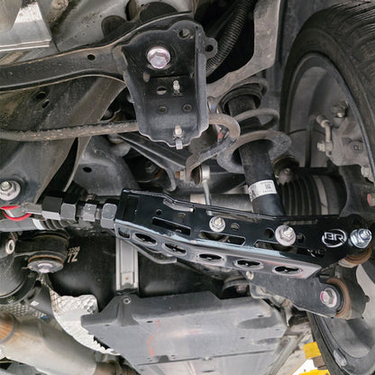 BLOX Racing Racing Rear Lower Control Arms - Blk (Toyota 86 / Scion FRS / Subaru BRZ / WRX / STi) V2