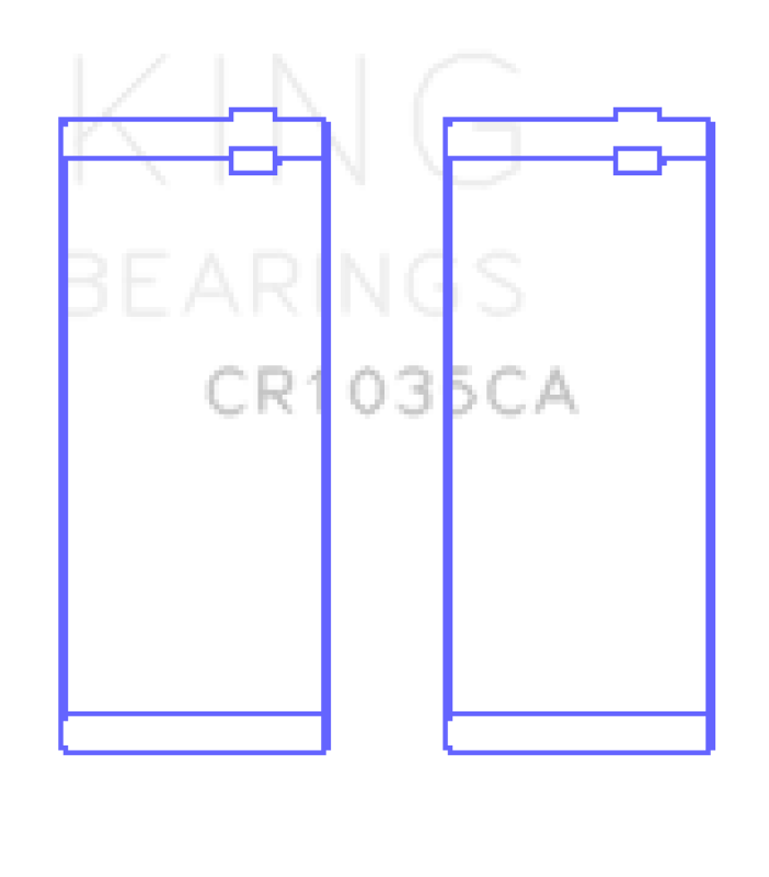 King Engine Bearings Cummins B-Ser. L4 (Size +0.75mm) Connecting Rod Bearing Set