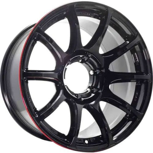 Gram Lights 57Trans-X Rev Limit 20x9.0 +09 6x139.7 Black & Machined Wheel