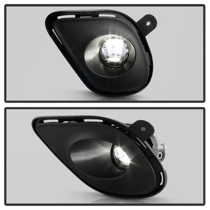 Spyder 15-19 Dodge Charger SRT OEM Full LED Fog Lights w/ Universal Switch (FL-DCH15-SRT-C)