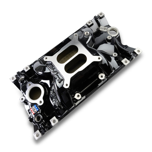 Edelbrock Chevy Vortec SB Performance EPS Manifold - Black Plasma Finish