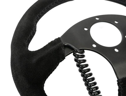 PRP Heated Comp-R Suede Steering Wheel - Black
