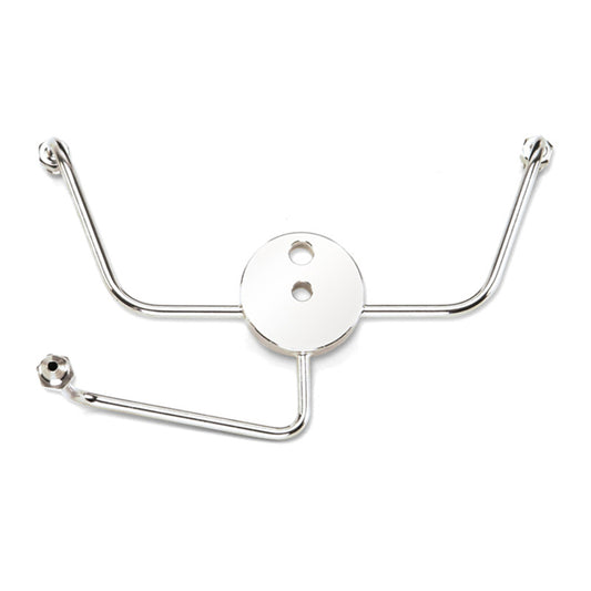 Russell 3AN Front Male Junction Block (Wide Glide) w/Chrome Finish