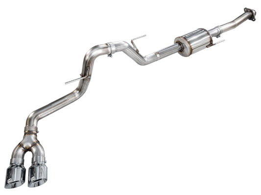 AWE Tuning 21-25 Ford F150 (14th Gen Reg Cab) Cat-Back Exhaust - 4.5in Dual Side Exit Chrome Tips