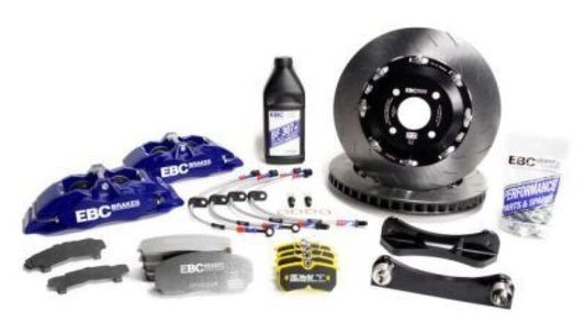 EBC Racing Tesla Model 3/Y Blue Apollo-6 Calipers 380mm Rotors Front Big Brake Kit
