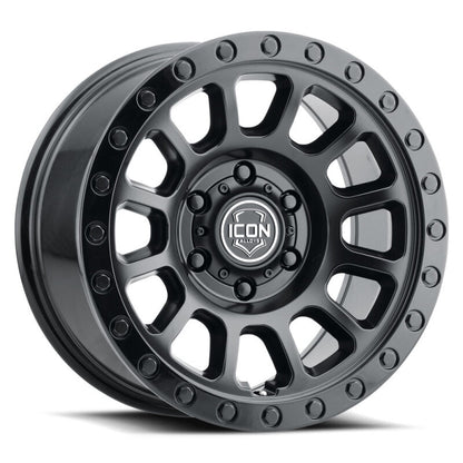 ICON Hulse 18x9 6x135 6mm Offset 5.25in BS Double Black