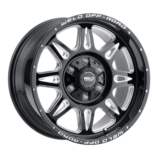 Weld Cheyenne 22x12 / 6x135 / 4.75 BS / 106.1 HB - Gloss Black Milled - Non-BL Wheel