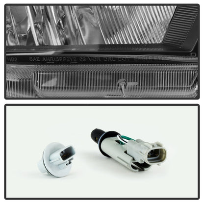 xTune Toyota Tacoma 2012-2015 OEM Style Headlights Black HD-JH-TTA12-AM-BK