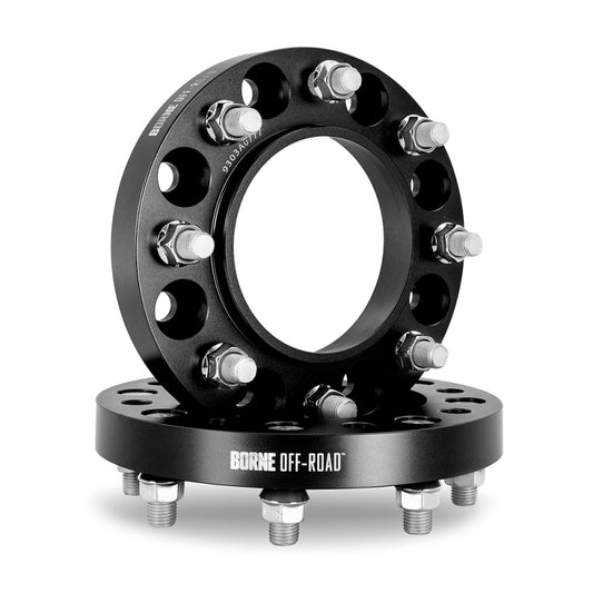 Mishimoto Borne Off-Road Wheel Spacers 8x165.1 116.7 38.1 M14 Blk